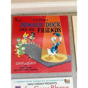 Vintage Disneyland (5) Vinyl LPs Collectible |, Donald Duck, + More